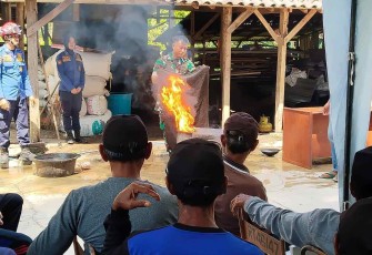 Kegiatan penyuluhan pencegahan kebakaran