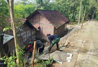 Pengerjaan TPJ Kodim Trenggalek