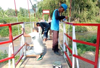 Jembatan perintis Garuda di Ponorogo