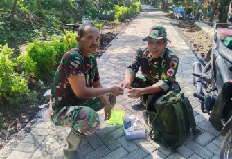 Cek kesehatan personel TMMD