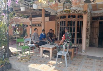 Komsos bersama warga desa binaan