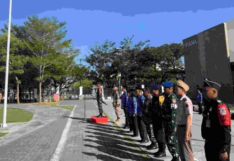 Upacara hari lahir Pancasila di perbatasan