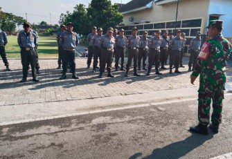 Pembekalan linmas wilayah desa binaan