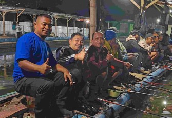 Team Bodre'x Seduluran Sepanjang Joran di Kolam Pancing Mahkota Arhanud, Karangploso, Malang, Jum'at (3/7/2026)