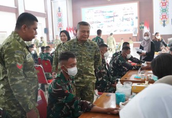 Pemeriksaan kesehatan di Kodam XXII/Tambun Bungai