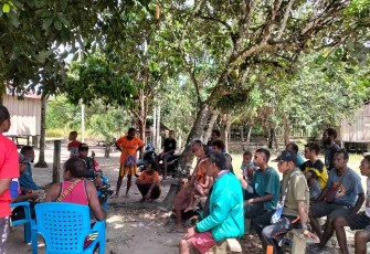 Sosialisasi karhutla warga Kampung Yamboi