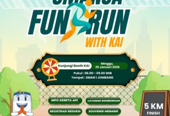 Event “Smansa Fun Run With KAI” di Kota Jombang
