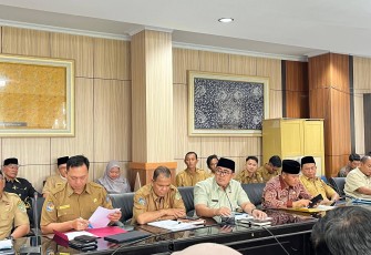Pj Sekda Kota Bengkulu Medy Febriansyah Hadiri Rakor /Foto : MC 