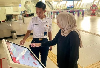Hadirkan Layar Interaktif, Perkuat Layanan Informasi dan Pengaduan Digital di LRT Jabodebek