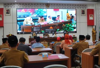 Forum Konsultasi Publik RKPD Tahun 2027 di Aula Merah Putih Kantor Gubernur Bengkulu, Selasa (20/1)