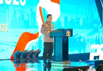 Kapolri Jenderal Listyo Sigit Prabowo membuka sekaligus memberikan arahan di Rapat Pimpinan (Rapim) Polri