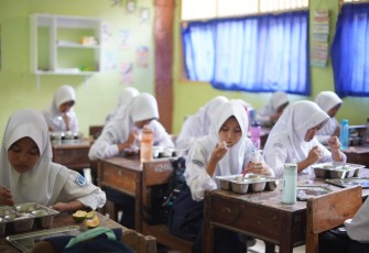 Program MBG untuk siswa di sekolah 