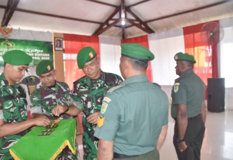 Kodim 1710/Mimika saat Gelar Acara Laporan Korps Kenaikan Pangkat