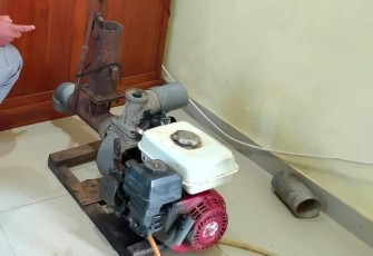 Barang bukti pompa air