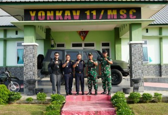ea Cukai Lhokseumawe Jalin Kolaborasi dengan Yon Kav 11/MSC