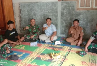 Komsos bersama warga desa binaan