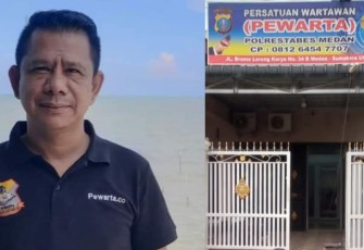 Ketua Pewarta Polrestabes Medan Chairum Lubis 