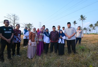 Menteri Pendidikan Dasar dan Menengah (Mendikdasmen) Abdul Mu’ti meninjau langsung lokasi yang diproyeksikan menjadi kawasan SNT di Kabupaten Jepara