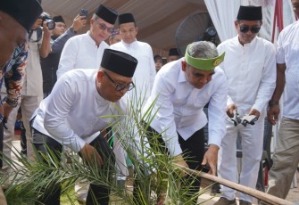 Wagub Nyanyang Hadiri Peresmian Pondok Pesantren Nur Iman di Pulau Kasu