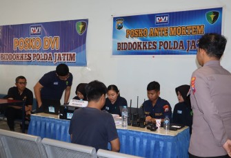 Polda Jatim Dirikan Posko DVI dan Posko Darurat Tangani Tragedi KMP Mutiara Sentosa II