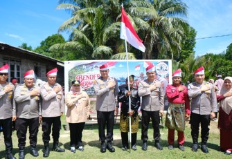Ekspedisi Merah Putih Polda Riau tiba di Rupat, Kabupaten Bengkalis