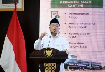 Menteri Agraria dan Tata Ruang/Kepala Badan Pertanahan Nasional (ATR/BPN), Nusron Wahid