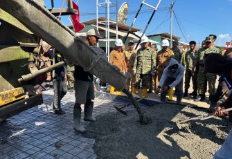 Karya Bhakti TNI 2026 Dimulai di Desa Manding, Dorong Akses dan Perekonomian Warga
