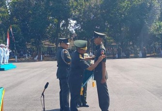 Danrindam V/Brw Resmi Tutup Dikmaba Infanteri TNI AD Gel.II Tahun 2026 di Secaba Jember