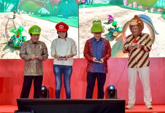 Wakil Menteri Ekonomi Kreatif/Wakil Kepala Badan Ekonomi Kreatif (Ekraf), Irene Umar, menghadiri Nintendo Business Conference in Indonesia guna meresmikan peluncuran Nintendo Switch serta Nintendo Switch 2 di Indonesia