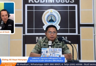 Dandim 0803/Madiun Letkol Inf I Nyoman Adhi Saputra