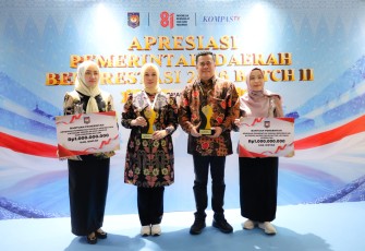Ajang Pemerintah Daerah Berprestasi dari Kemendagri RI, Bintan Raih 2 Penghargaan Sekaligus