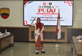 Sambut HUT ke-68 Korem 023/KS dan HUT ke-81 Kemerdekaan RI, Korem Gelar Lomba Paduan Suara dan Puisi Antar Pelajar