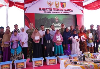 Sebanyak 67 Jembatan Garuda dan 10 Titik Air Bersih Terbangun di Wilayah Korem 081/DSJ