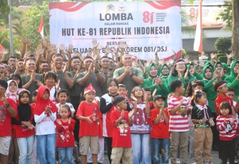 Korem 081/DSJ Nyalakan Semangat Perjuangan dan Kebersamaan