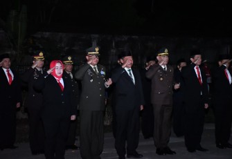 Dandim Ponorogo Hadiri Tasyakuran, Ziarah Nasional & Renungan Suci serta Penyerahan Remisi Tahanan Dalam Rangka HUT ke 81 Kemerdekaan RI