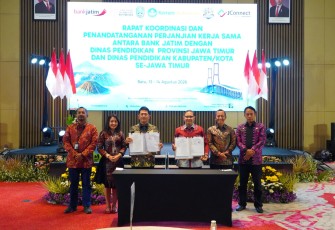 Bank Jatim Perkuat Sinergi Dispendik se-Jatim melalui PKS Layanan Jasa Perbankan Satuan Pendidikan