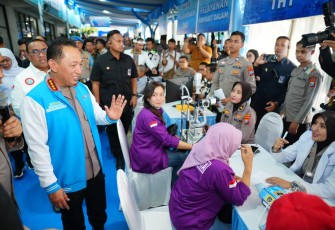 Kapolri Tinjau Baktikes Di Gedung Kspsi Jatim, Layanan Kesehatan Dihadirkan Untuk Pekerja Dan Masyarakat