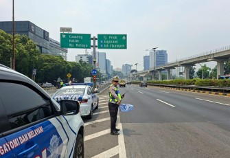 Direktorat Lalu Lintas (Ditlantas) Polda Metro Jaya mengajak seluruh pihak untuk bersama-sama menjaga kenyamanan masyarakat dalam pelaksanaan kegiatan penyampaian pendapat