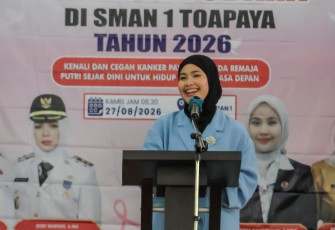 Ketua Yayasan Kanker Indonesia (YKI) Kabupaten Bintan, Hafizha Rahmadhani