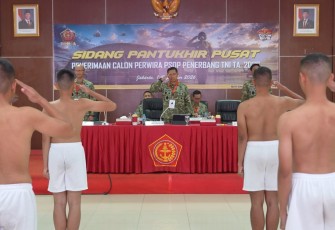 Aspers Panglima TNI Pimpin Sidang Pantukhir Tahap I Calon Perwira PSDP Penerbang TNI Tahun 2026