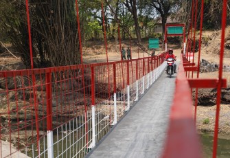 Korem 081/DSJ Tinjau Jembatan Garuda di Madiun
