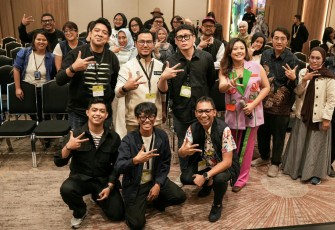 Direktur Kreativitas Teknologi Kementerian Ekraf Dandy Yudha Feryawan dalam panel IdeaFest 2026 bertajuk “Creator or Generator? When Everyone Can Make, What Comes Next?” di Jakarta