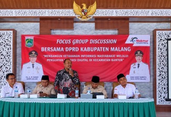 FGD di Bantur Bahas Ketahanan Informasi, Warga Diingatkan Tak Mudah Percaya Hoaks