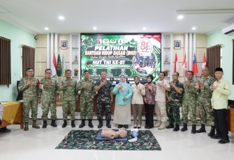 Kodim Ponorogo dan Poskes Ponorogo Gelar Pelatihan Hidup Dasar