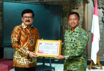 Merawat Silaturahmi, Kas Kohanudnas Silaturahmi Dengan Mantan Panglima TNI
