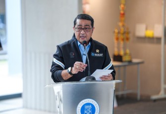 Menteri Ekonomi Kreatif/Kepala Badan Ekonomi Kreatif (Ekraf), Teuku Riefky Harsya, hadir sebagai Keynote Speaker pada Creative Consortium Summit & Innovation Challenge (CCSIC) 2026 di Institut Teknologi Bandung - Bandung, Jawa Barat, Kamis (24/09/2026).