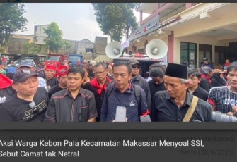 500 Warga Kebon Pala Gelar Aksi, Persoalkan Klaim Kepemilikan Lahan PT SSI