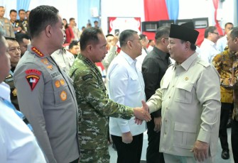 Panglima TNI Hadiri Penyerahan Hasil Penertiban Kawasan Hutan Tahap Kedelapan