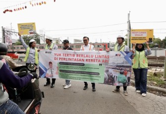 KAI Daop 1 Jakarta Ajak Generasi Muda Universitas Pancasila Bangun Budaya Disiplin di Perlintasan Sebidang