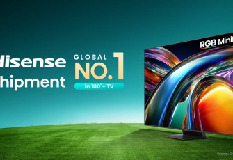 Nomor 1 Dunia Kategori TV 100 Inci ke Atas, Hisense Pimpin Pasar Global TV Layar Besar pada Semester Satu 2026
